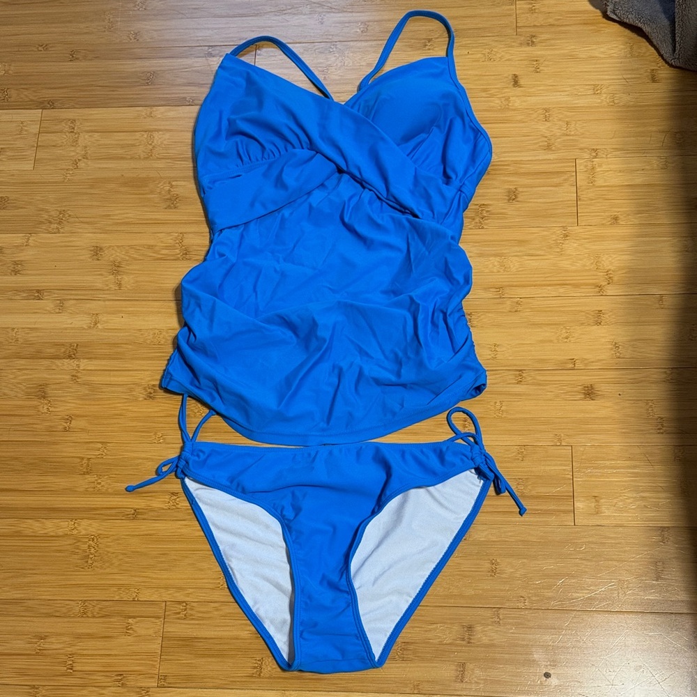 Blue Maternity Women's Swimsuit